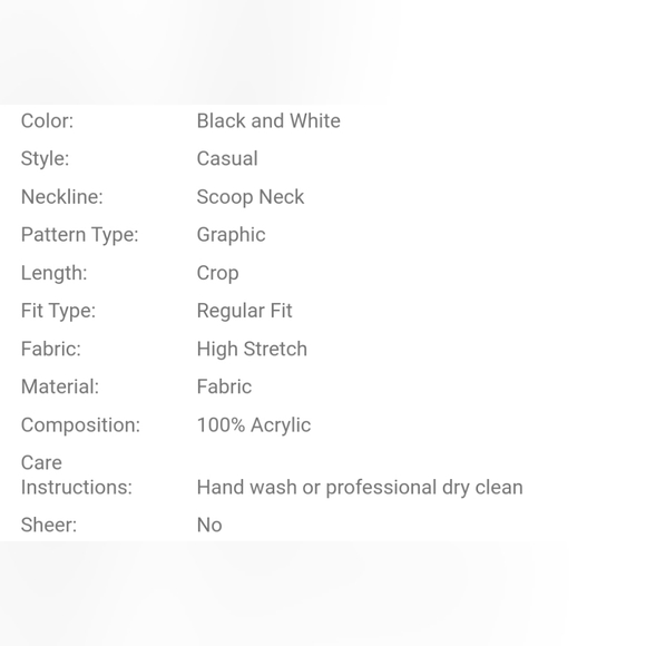 Y2K 90s Yin Yang Style Sweater Vest Black White Sleeveless Round Neck S, M, XL - Picture 6 of 6